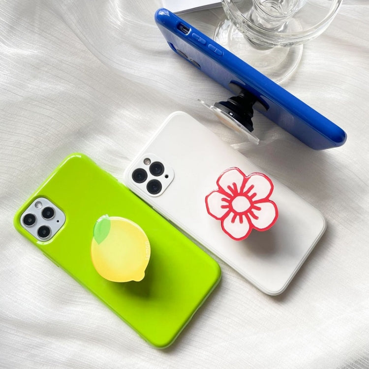 5pcs Sunflower Drip Glue Airbag Mobile Phone Holder(M103 Lemon) - Ring Holder by buy2fix | Online Shopping UK | buy2fix