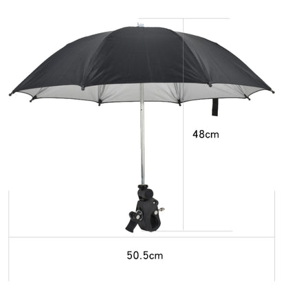 50cm Camera Umbrella Sunshade Adjustable Mobile Phone Parasol With Clip -  by buy2fix | Online Shopping UK | buy2fix