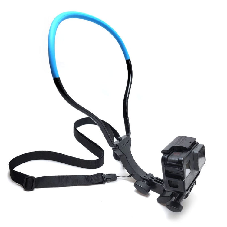 TUYU Camera Neck Holder Mobile Phone Chest Strap Mount  For Video Shooting//POV, Spec: Standard (Blue) - Stand by buy2fix | Online Shopping UK | buy2fix