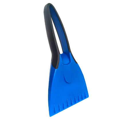 Mini Car Snow Shovel Multifunctional Silicone Anti-Slip Handle De-Icing Tool(Blue) - Ice Scraper by buy2fix | Online Shopping UK | buy2fix