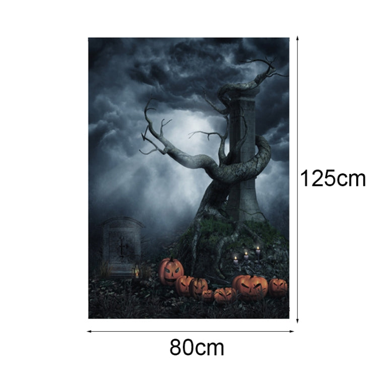 1.25x0.8m Holiday Party Photography Background Halloween Decoration Hanging Cloth, Style: WS-181 - Cartoon by buy2fix | Online Shopping UK | buy2fix