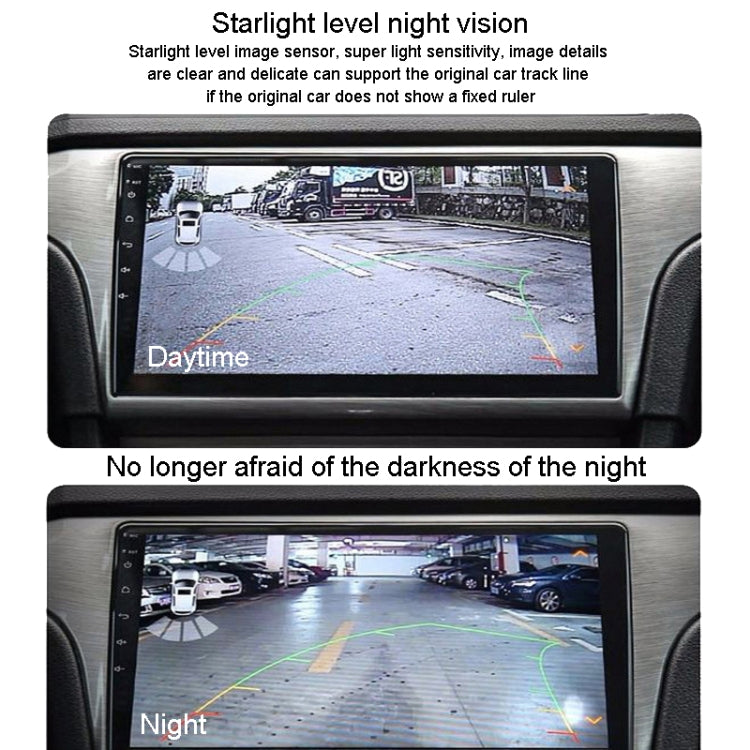 Universal Reversing Camera HD Wide Angle 12V Waterproof Starlight Night Vision Car Camera(Black) - Rear View Cameras by buy2fix | Online Shopping UK | buy2fix