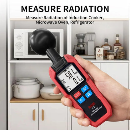 BSIDE K7 Handheld Electromagnetic Radiation Detector Electromagnetic Wave Tester - Radiation Detector by BSIDE | Online Shopping UK | buy2fix