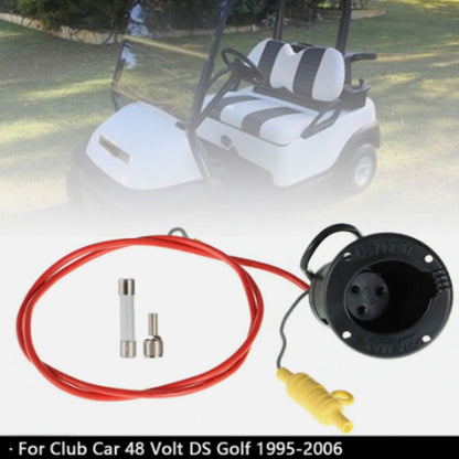 For Club Car DS Golf Cart 48V Charging Outlet 101802101 - EV Charger Accessories by buy2fix | Online Shopping UK | buy2fix