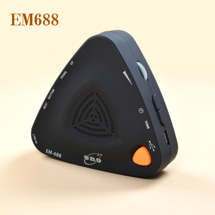 ENO EM-688 Electronic Vocal Rechargeable Metronome For Piano/Guitar/Drum/Guzheng/Violin(Black) - Stringed Instruments by buy2fix | Online Shopping UK | buy2fix