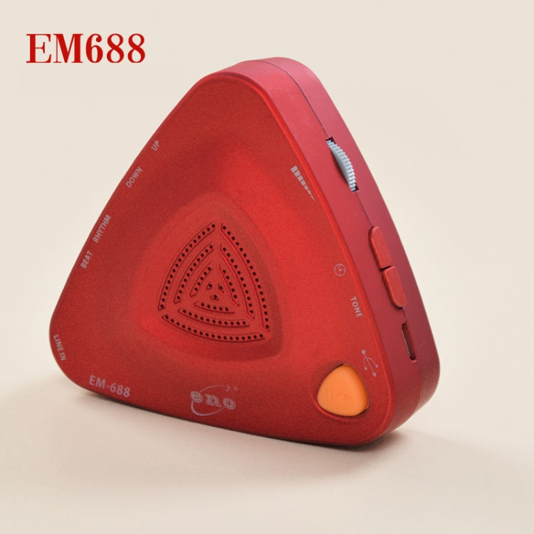 ENO EM-688 Electronic Vocal Rechargeable Metronome For Piano/Guitar/Drum/Guzheng/Violin(Red) - Stringed Instruments by buy2fix | Online Shopping UK | buy2fix