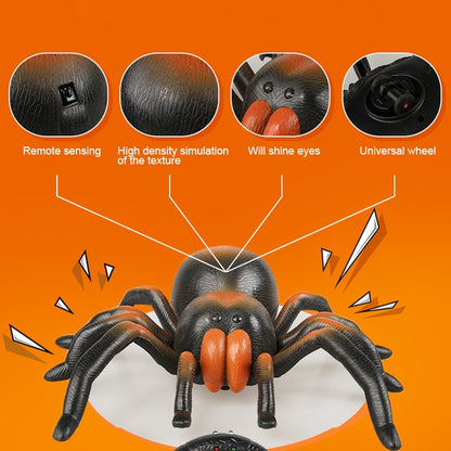 Tricky Funny Toy Infrared Remote Control Scary Creepy Spider, Size: 22*23cm -  by buy2fix | Online Shopping UK | buy2fix