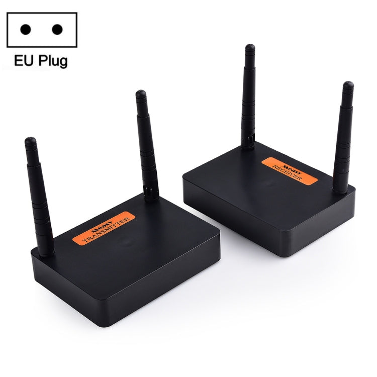 Measy FHD676 Full HD 1080P 3D 5-5.8GHz Wireless HDMI Transmitter (Transmitter + Receiver) Transmission Distance: 200m, Specifications:EU Plug - Set Top Box & Accessories by Measy | Online Shopping UK | buy2fix