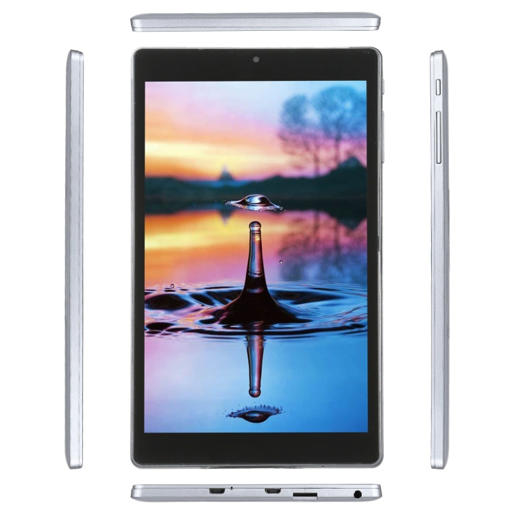 HSD Tablet PC, 8 inch 2.5D Screen, 4GB+64GB, Windows 10, Intel Atom Z8300 Quad Core, Support TF Card & Bluetooth & Dual WiFi & Dual Micro USB(Silver) - Other by buy2fix | Online Shopping UK | buy2fix