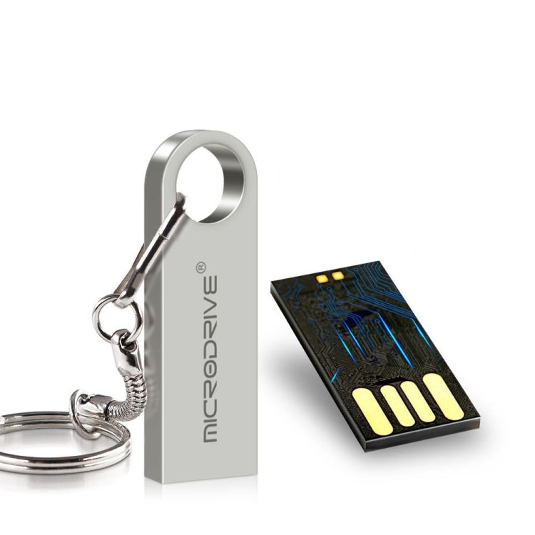 MicroDrive 16GB USB 2.0 Metal Waterproof High Speed U Disk(Black) - Computer & Networking by MicroDrive | Online Shopping UK | buy2fix