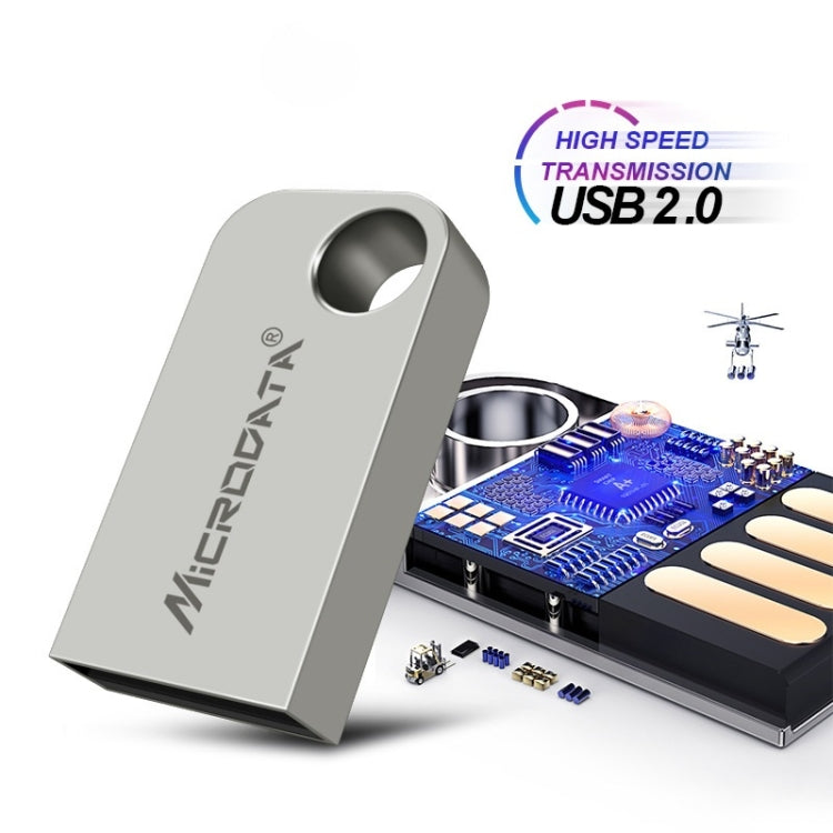 Microdata 64GB USB 2.0 Mini Metal U Disk - USB Flash Drives by Microdata | Online Shopping UK | buy2fix