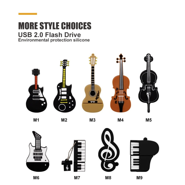 MicroDrive 8GB USB 2.0 Guitar U Disk - USB Flash Drives by MicroDrive | Online Shopping UK | buy2fix